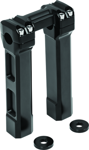 Kuryakyn 8inch Billet Handlebar Risers Black