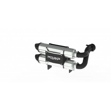 Dual Stacked Slip-on System W/ Performance Muffler Blk Tip