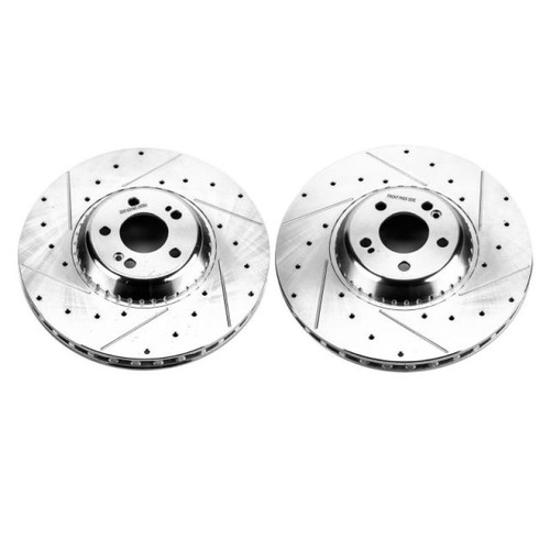Power Stop 18-21 Mercedes-Benz S560 Front Drilled & Slotted Rotor - Pair