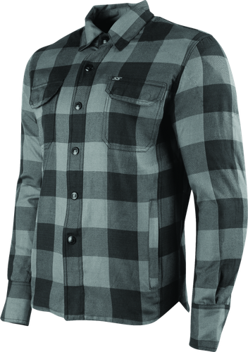 Speed and Strength True Grit 2.0 Armored Moto Shirt Grey - Small