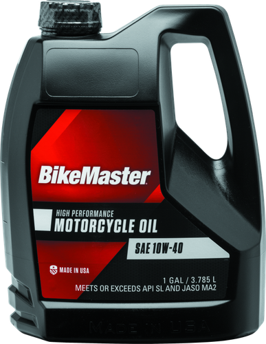 BikeMaster 10W40 Performance Oil - Gallon
