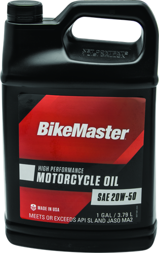 BikeMaster 20W50 Performance Oil - Gallon
