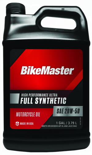 BikeMaster 20W50 Full Synthetic Oil - Gallon
