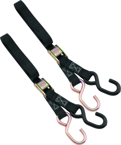 BikeMaster 1x72in Tiedown 20pc Carton - Black