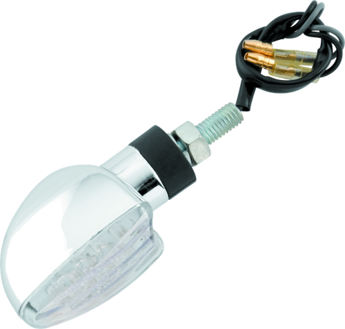 BikeMaster LED Spade Pair Chrome