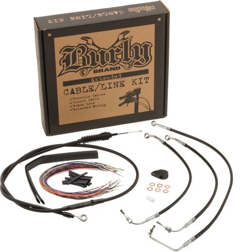Burly Cntrl Kit 14" Ape Stainless Abs