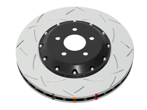 DBA 2020+ Chevrolet Corvette C8 Z51 Front Slotted 5000 Series Rotor w/ NAS Nuts
