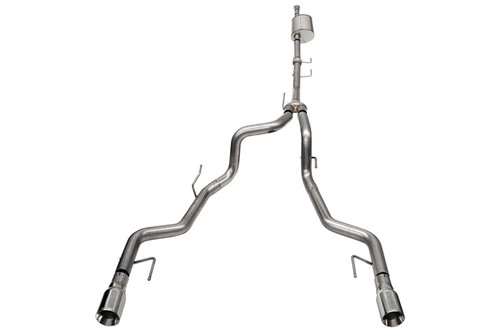 Corsa 2021-2025 Ford F-150 SuperCrew/5.5ft Bed 3.5L V6 Sport Cat-Back Dual Rear Exit-Polished