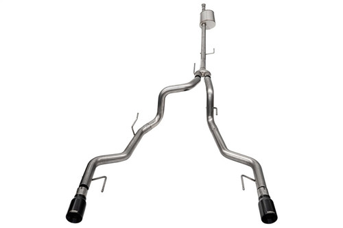 Corsa 2022-2025 Ford F-150 SuperCrew/5.5ft Bed 5.0L V8 Sport Cat-Back Dual Rear Exit-Black PVD
