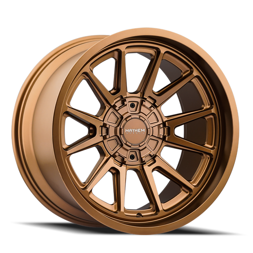 Mayhem 8116 Intrepid 20x9 / 5x127/139.7 BP / 0mm Offset / 87mm Hub Matte Bronze Wheel