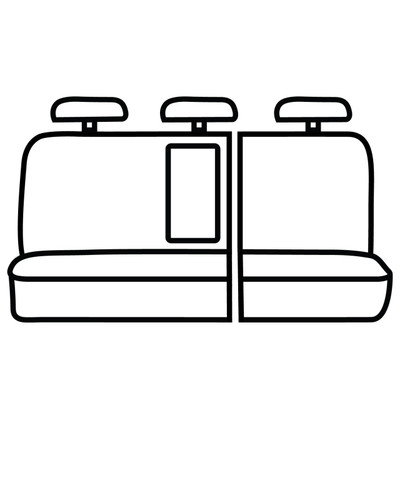 Covercraft 19-24 Chevrolet Silverado Waterproof Polyester SeatSaver Second Row Seat Covers - Taupe