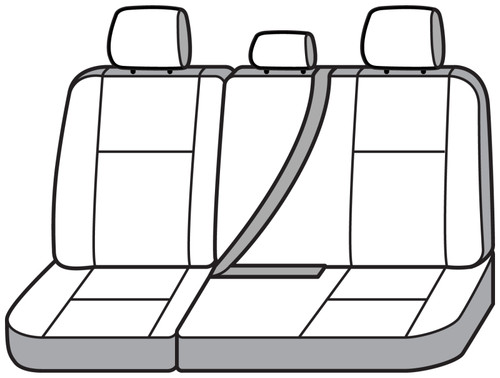 Covercraft 14-21 Toyota Tundra Waterproof Polyester SeatSaver Custom Second Row Seat Covers - Grey