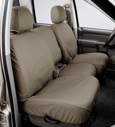 Covercraft 04-05 Dodge Ram Polycotton SeatSaver Custom Front Row Seat Covers - Wet Sand