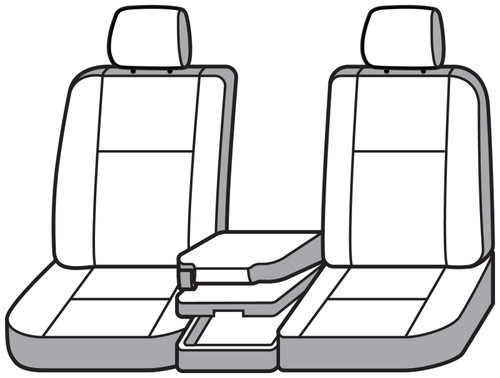 Covercraft 21-24 Ford F-150 Waterproof Polyester SeatSaver Custom Front Row Seat Covers - Taupe