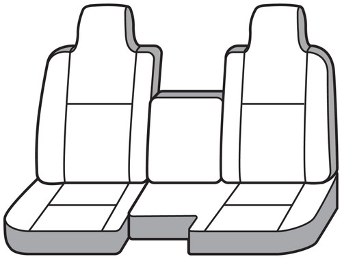 Covercraft 04-11 GMC Canyon Waterproof Polyester SeatSaver Custom Front Row Seat Covers - Grey