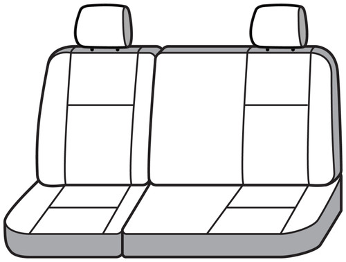 Covercraft 12-15 Nissan Xterra Waterproof Polyester SeatSaver Custom Second Row Seat Covers - Grey