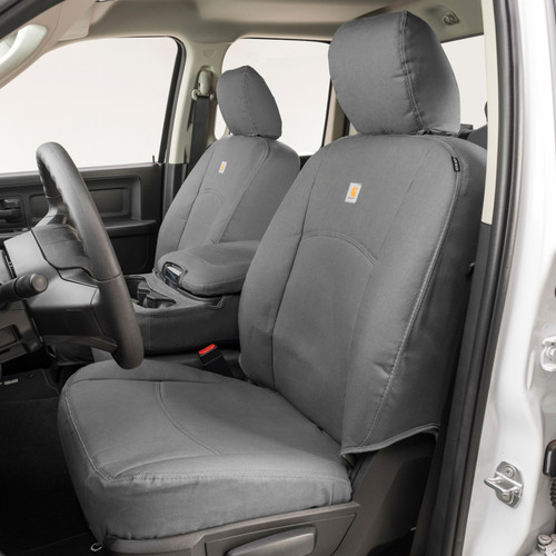 Covercraft 20-24 Toyota Highlander Carhartt PrecisionFit Custom Front Row Seat Covers - Gravel
