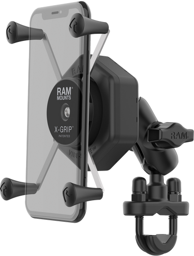 X-grip Vibe-safe L Phone Mount With U-bolt Base Short