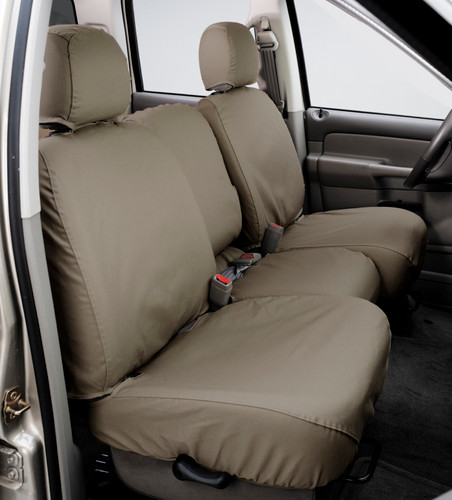 Covercraft 18-24 Jeep Wrangler Polycotton SeatSaver Custom Second Row Seat Covers - Wet Sand