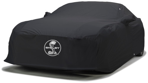 Covercraft 20 Ford Mustang Custom WeatherShield HP Car Cover w/ Blk Snake Medallion Logo