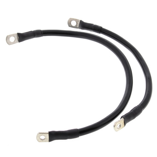 All Balls Racing 81-86 Harley-Davidson XL Battery Cable Kit Black