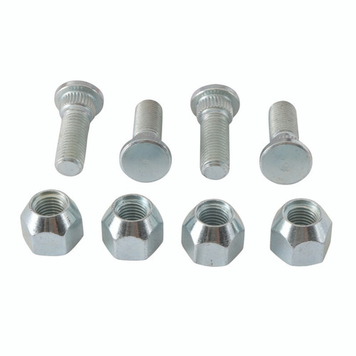 QuadBoss 04-13 Yamaha YFM125 Grizzly Front Wheel Stud & Nut Kit
