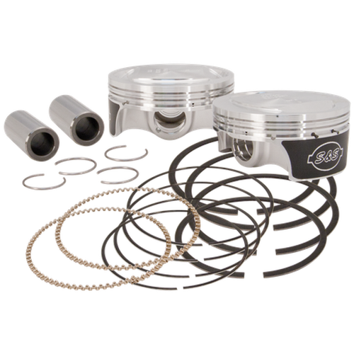 S&S Cycle 2007+ BT 3-7/8in x 4-3/8in Piston Set - Standard