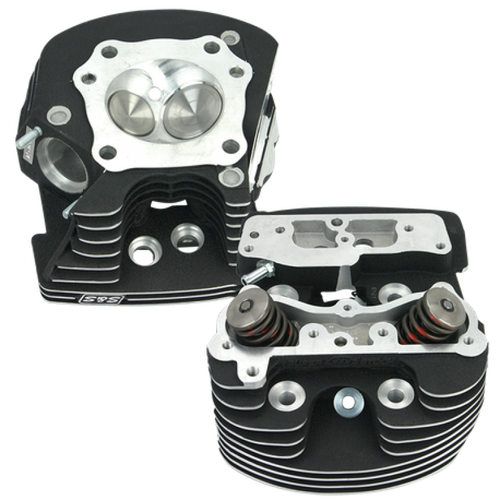 S&S Cycle 84-99 BT Super Stock Cylinder Heads - Polished Aluminum Finish