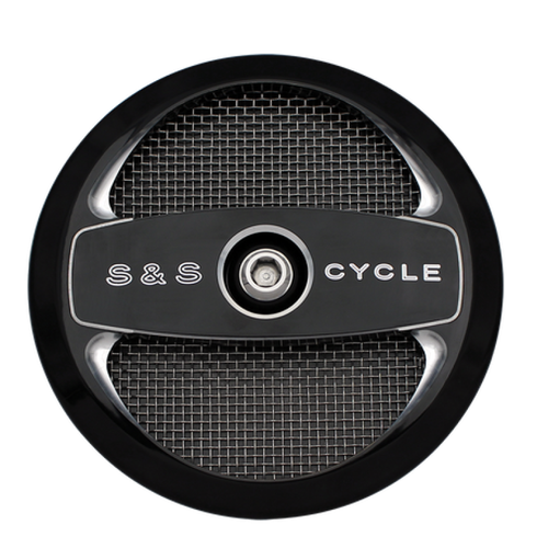S&S Cycle Air 1 Air Cleaner Cover - Gloss Black