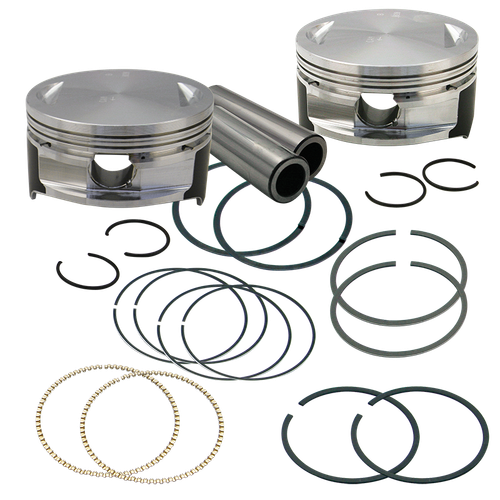 S&S Cycle 1999+ BT 106in Forged Stroker Pistons - .020in