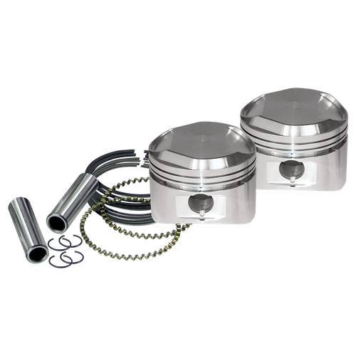 S&S Cycle 84-99 BT 89in High Compression Stroker Pistons - .010in