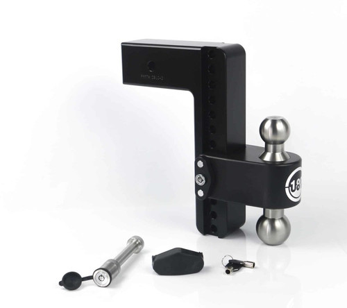 Weigh Safe 180 Hitch 10in Drop Hitch & 3in Shank (10K/21K GTWR) w/WS05 - Black Cerakote