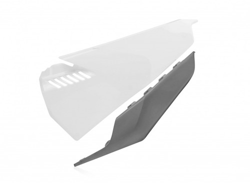 Acerbis 19-23 Husqvarna 125-501s TC/FX/FC/TX/TX-i/TE-i/FE/FE-s Side Panels Vented - 20 White/Gray