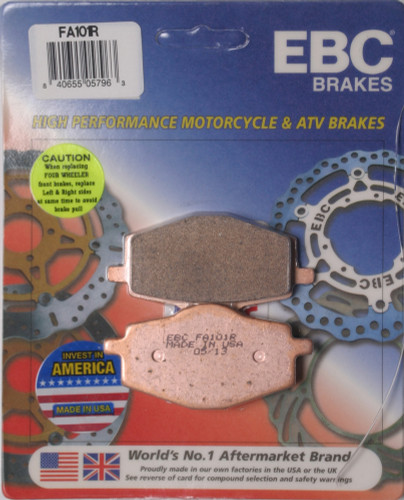 Brake Pads Fa101r Sintered R Series