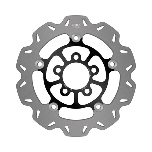 EBC 11-12 KYMCO Street Downtown 200i Front Left Vee Floating Black Rotor