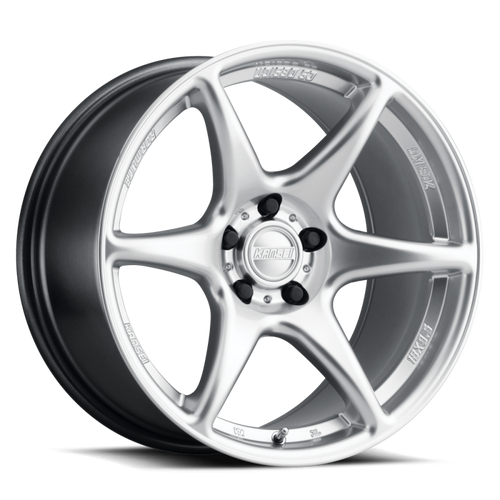Kansei K11S Tandem 18x10.5in / 5x114.3 BP / 12mm Offset / 73.1mm Bore - Hyper Silver Wheel