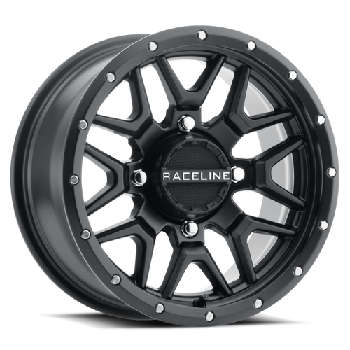Raceline A94B Krank 14x7in / 4x156 BP / 38mm Offset / 132.5mm Bore - Satin Black Wheel