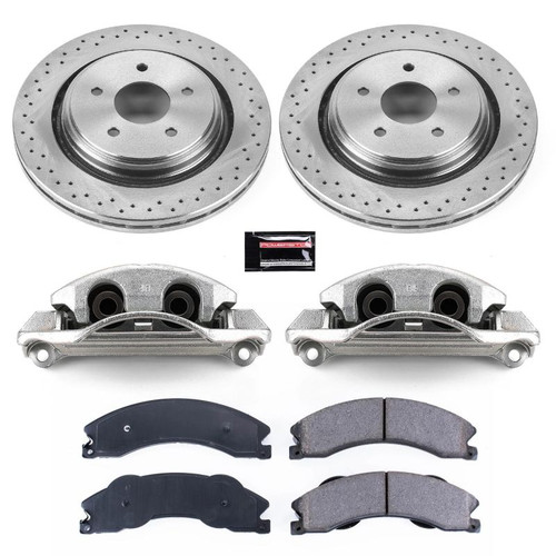Power Stop 11-19 GMC Sierra 3500 HD Rear Autospecialty Kit w/Cals