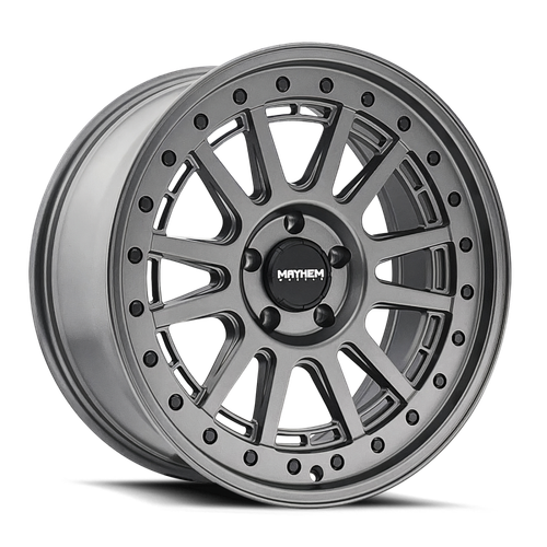Mayhem 8305 Compass 15x7 / 5x100 BP / 15mm Offset / mm Hub Matte Gunmetal Wheel