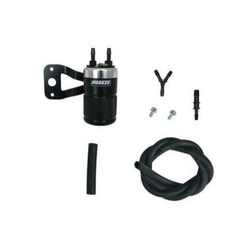Moroso Harley-Davidson Twin Cam (w/Ss Teardrop Air Cleaner) Air Oil Separator - Black & Polished