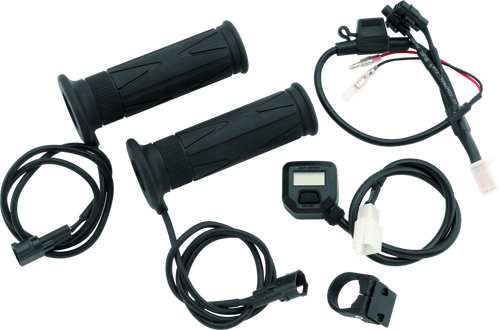 BikeMaster 7/8in Heated Grips w/ LCD Switch