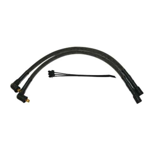 Moroso 97-98 Harley-Davidson FLT/FLHT/FLHR/FLTR Sleeved Ultra 40 Wire Set - Black