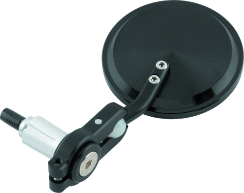 BikeMaster Folding Barend Mirrors 7/8in Handlebars - Pair - Black