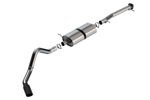 Borla 20-22 Chevrolet/GMC Silverado/Sierra 6.6L T-304 SS Cat-Back S-Type Exhaust - Brushed