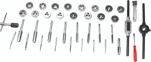 40 Pc Met Tap Die Set