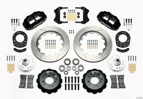 Wilwood Narrow Superlite 6R Front Hub Kit 14.00in 1965-1969 Mustang Drum Spindle