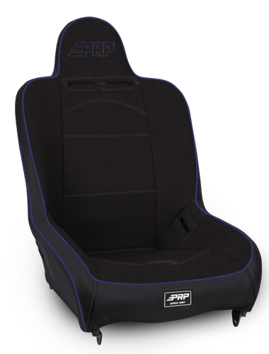 PRP Premier High Back Suspension Seat- Black/Purple Tweed