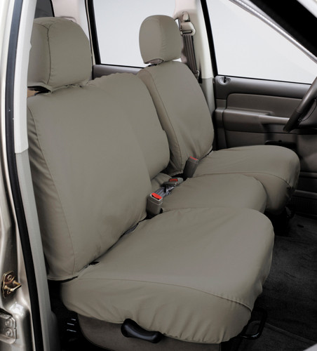 Covercraft 04-05 Dodge Ram Polycotton SeatSaver Custom Front Row Seat Covers - Misty Grey