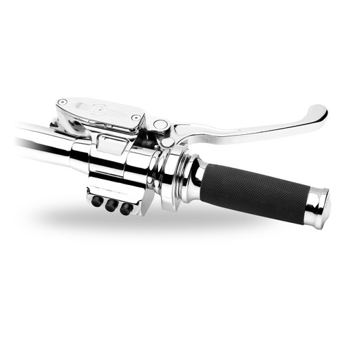 Performance Machine 11/16 Front Brake Master Cylinder - Contour - Chrome