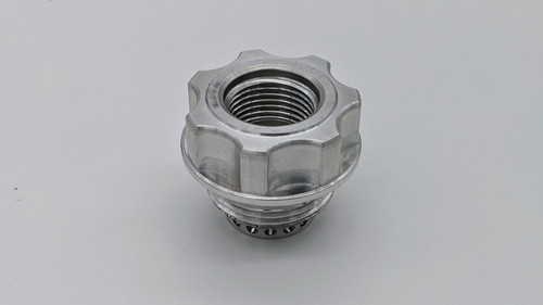 Granatelli -10AN ORB Female -20AN Male Threaded Insert Vented Oil Fill Cap - Natural